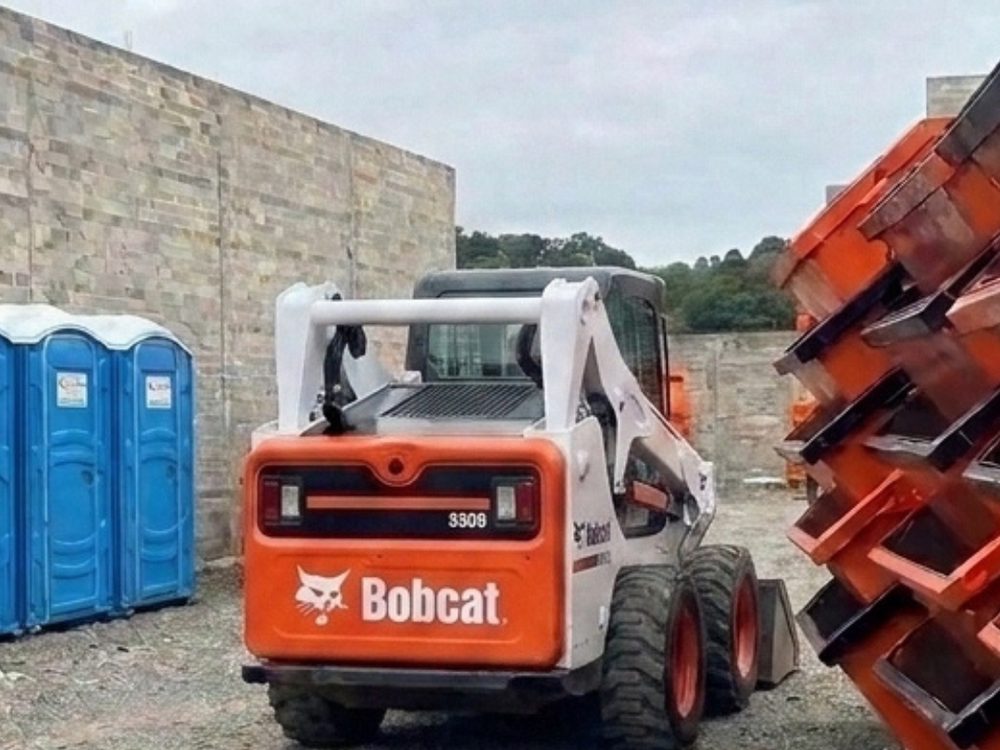Mini carregadeira Bobcat da Locação Total